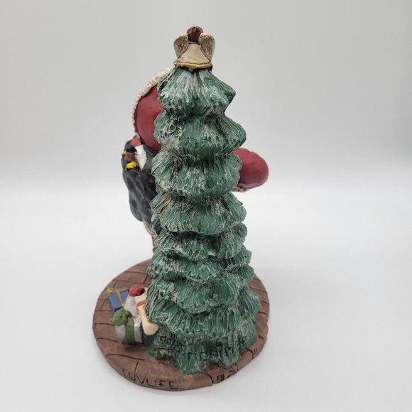 RARE John Solomon Sandridge Papa Cause Sculpture Signed By Artist 1992 Christmas - Picture 7 of 14